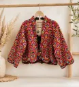 CHAQUETA CHACKARI CON BORDADOS ARTESANALES