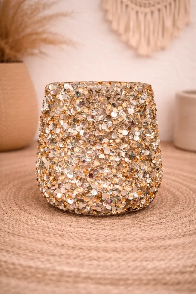 PORTAVELAS GOLD PEQUEÑO