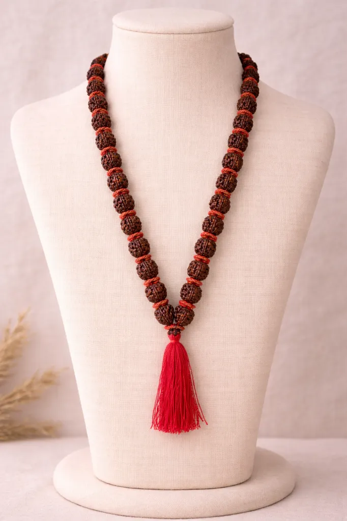 COLLAR MALA RUDRASKA GRUESA