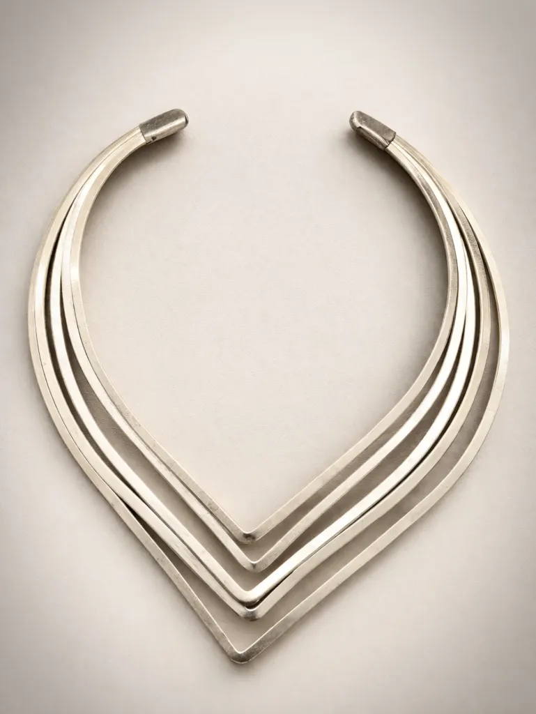 COLLAR ESCLAVA KENDRICH PLATEADA