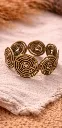 BRAZALETE DORADO ESPIRAL