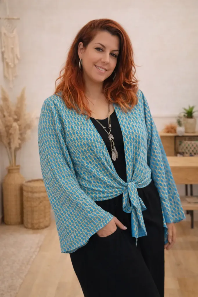 LOOP SAREE COFECCIONADO CON TELAS SEDOSAS