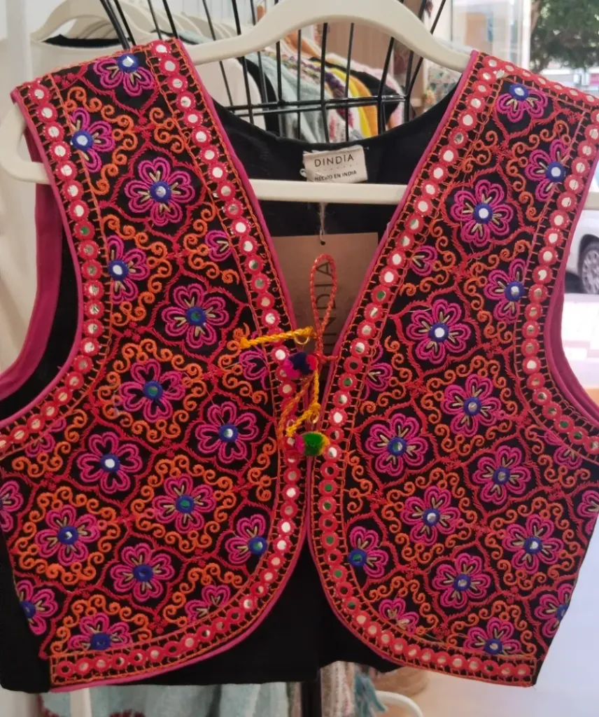 CHALECO INDRIYA CON ESPEJOS (CHALECO INDRIYA ROSA)