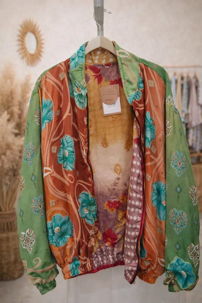 BOMBER SAREE REVERSIBLE (BOMBER REV. VERDE)