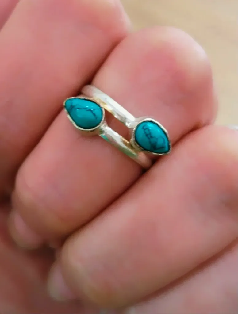 ANILLO MIDO PIEDRA DE COLOR