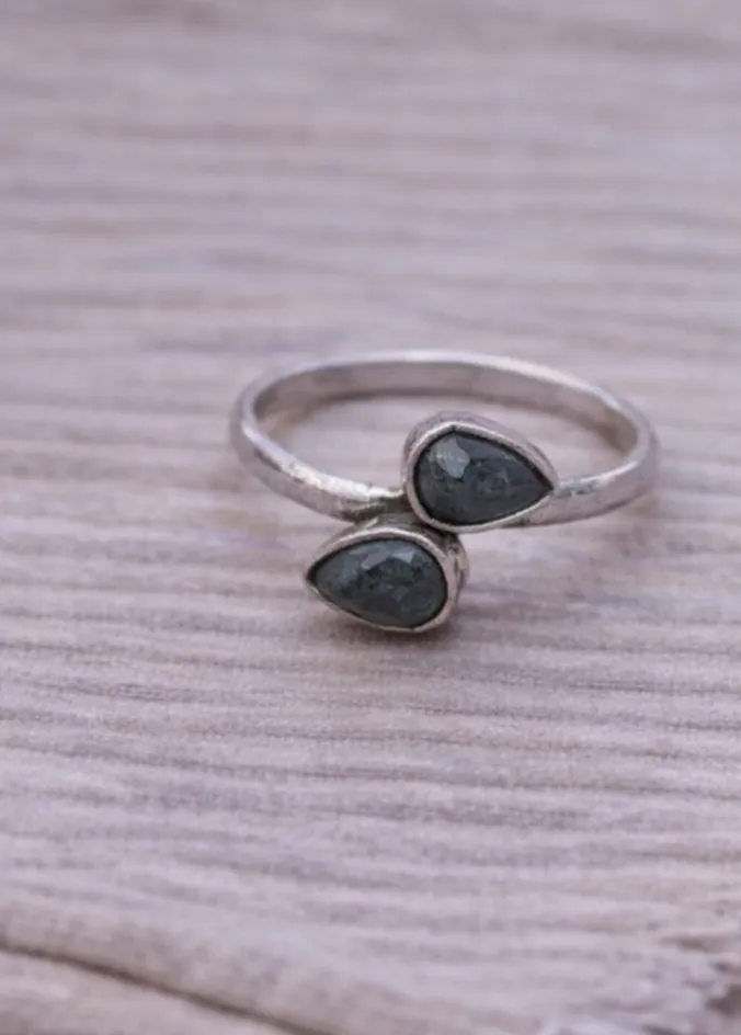 ANILLO MIDO PIEDRA DE COLOR