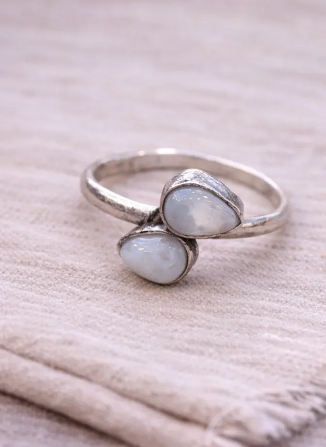 ANILLO MIDO PIEDRA DE COLOR