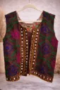 CHALECO KANTHA REVERSIBLE