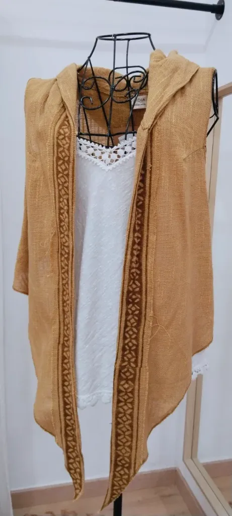 CHALECO CROPP RAIK BLOCK PRINT