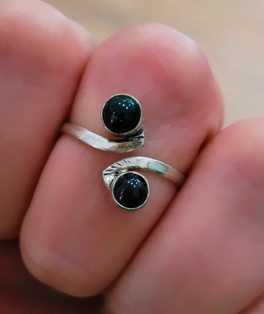 ANILLO MIDO PIEDRA DE COLOR