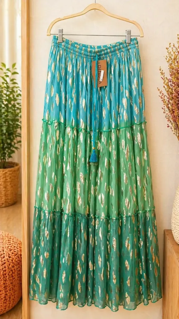 FALDA FALAK ARTDECO (ARTDECO VERDE)