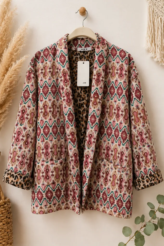 CHAQUETA DALIA (dalia rosa)