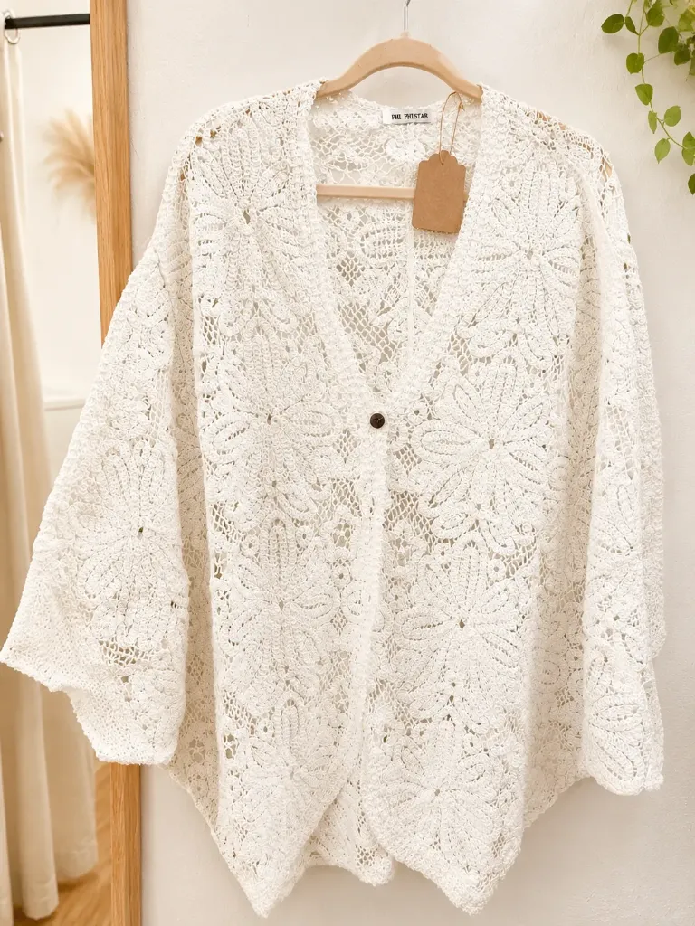 CHAQUETA CROCHET PHI PHI