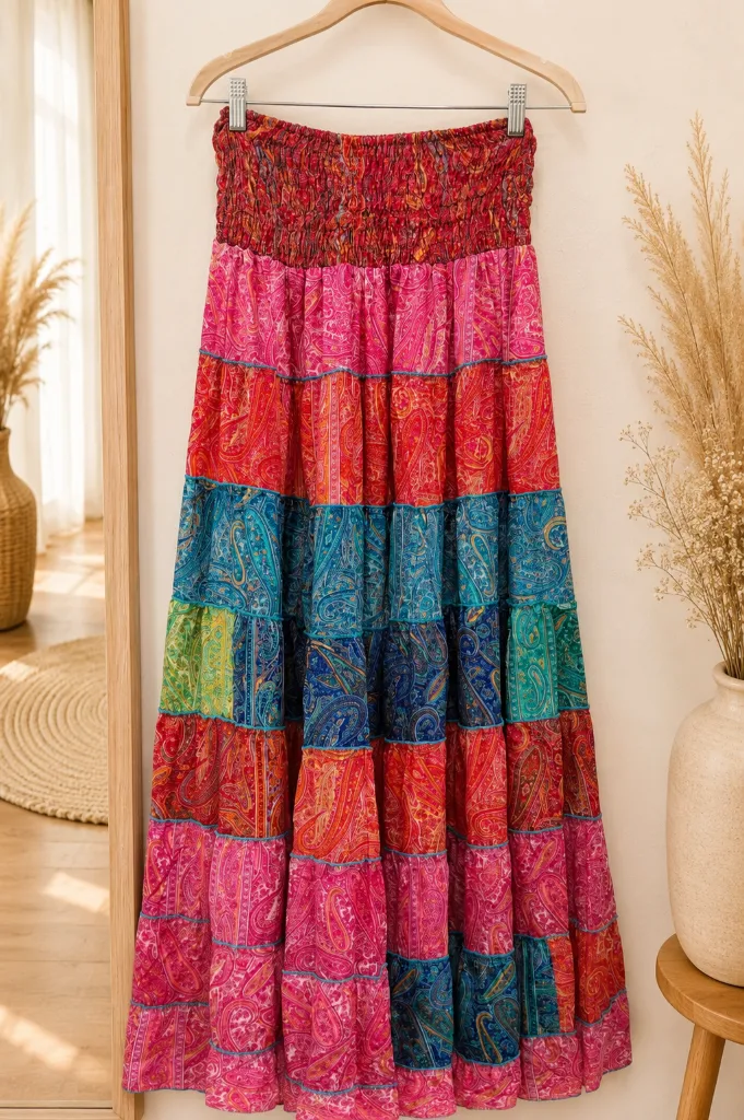 FALDA PATCHWORK