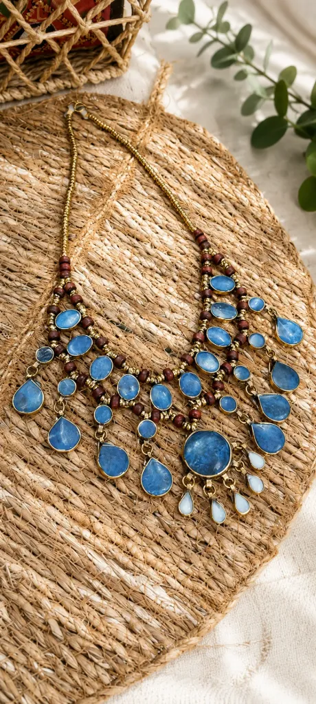 COLLAR SIRENA AZUL