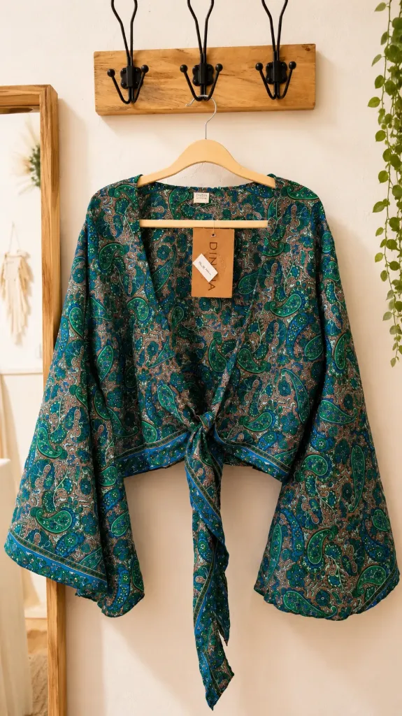 LOOP SAREE COFECCIONADO CON TELAS SEDOSAS