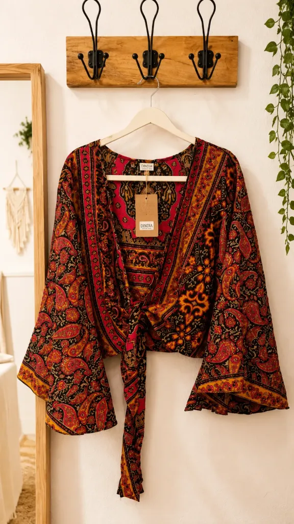 LOOP SAREE COFECCIONADO CON TELAS SEDOSAS