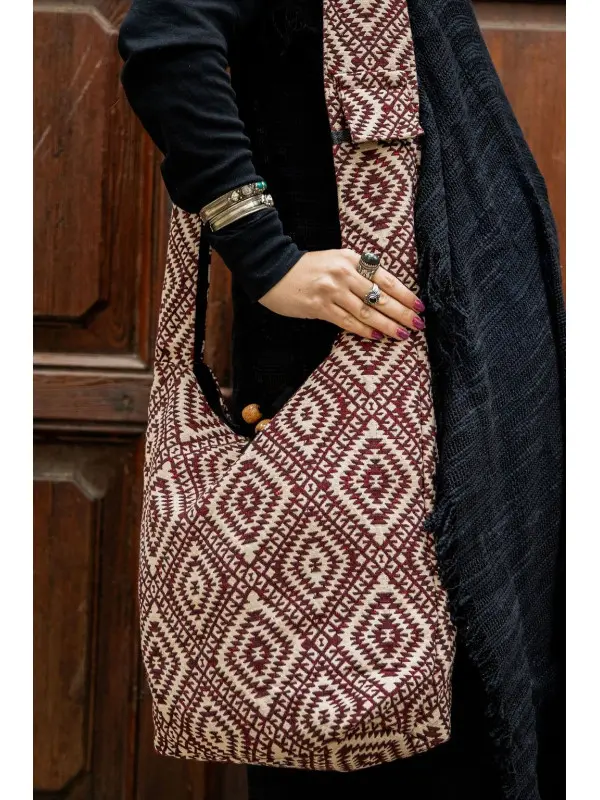 BOLSO BANDOLERA TRIBAL KREEM