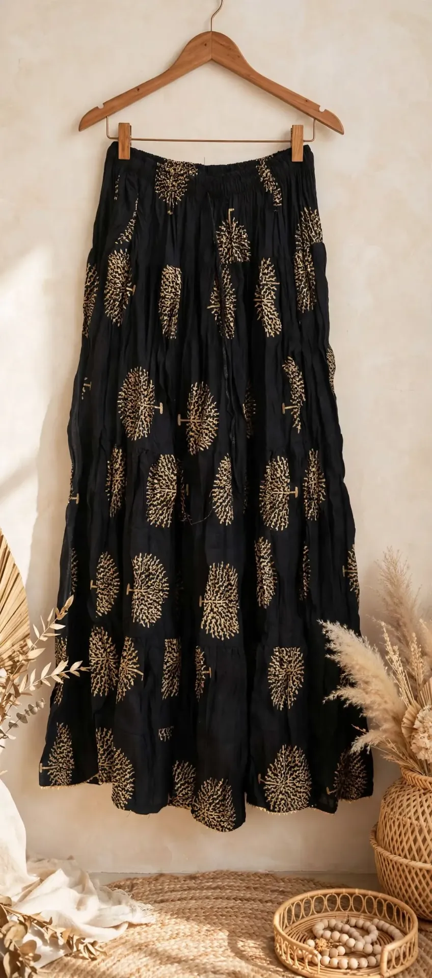 FALDA COTTON MIX GOLD